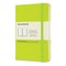 Moleskine Classic Hardcover Notebook - Lemon Green, Blank, 5-1/2" x 3-1/2"